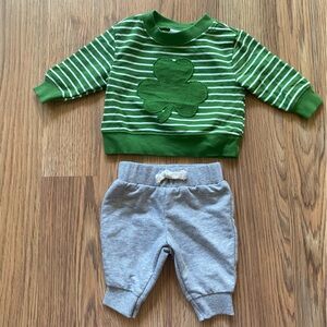 Newborn Carter’s Shamrock Outfit